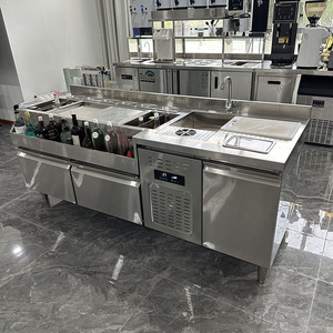 สถานีบาร์ค็อกเทลสแตนเลสแบบใหม่ ระบบทำความเย็น แฟชั่นขายดี ปรับแต่งได้ - Product Image 1