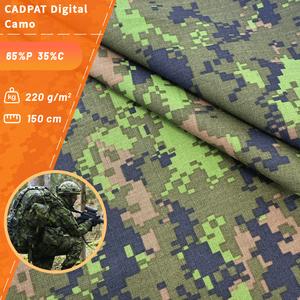 CADPAT digitale Camo RTS T/C 6535 poli/cotone Anti strappo TC Ripstop Camouflage Ripstop WR tessuto per indumenti - Product Image 1
