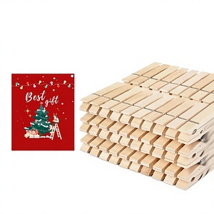 Ensemble de cintres en bois de qualité supérieure et pinces à linge – Écologique, durable et multifonctionnel – Essentiels pour le salon - Product Image 4