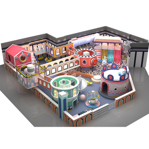 Equipo de Juego Interior para Niños, Casa de Juegos con Piscina de Pelotas, Parque de Diversiones con Tobogán para Niños - Product Image 1