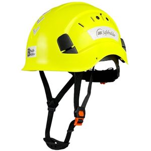 Casque de sécurité ABS rigide, réglable, ventilé, à fentes, 6 points de suspension, pour travaux de construction, escalade, stockage - Product Image 5