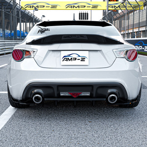 ชุดดิฟฟิวเซอร์หลัง AMP-Z สำหรับ Subaru BRZ Toyota GT86 Scion FR-S ปี 2013-2020 สีดำด้านลายคาร์บอนไฟเบอร์ - Product Image 1
