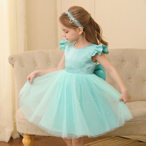 Robe de Princesse pour Filles, Modèle Été 2026, Nouvelle Collection, Jupe Moelleuse, Idéale pour Mariages et Fêtes, Conception Professionnelle, Vente en Gros Usine, Personnalisable - Product Image 1