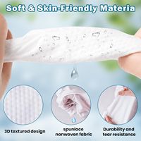 BoWanGate 36 lingettes pour animaux certifiées hypoallergéniques pour chiens et chats |   Gants désodorisants et hydratants pour pattes, oreilles, visage, fesses et maison