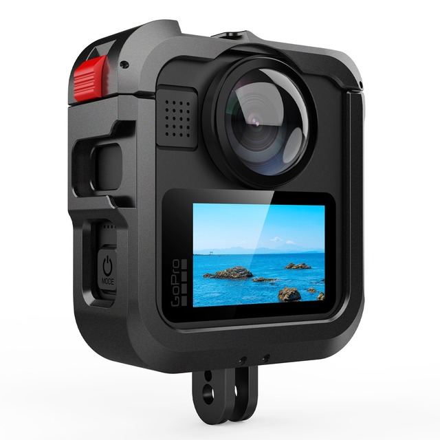 For GoPro MAX2 Aluminum Rabbit Cage Expansion Frame Protective Case Cold Boot Panoramic Sports Camera Accessories