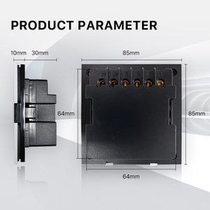 4 gang chuyển đổi thông minh với màn hình tuya cảm ứng chuyển đổi ZigBee chuyển đổi thông minh sản phẩm nhà thông minh thông minh Dimmer chuyển đổi ánh sáng nhà thông minh - Product Image 6