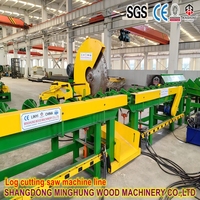 Máquina Automática de Corte de Troncos con Alimentador para Línea de Pelado de Chapa, Máquina de Producción de Madera Contrachapada de Alta Velocidad
