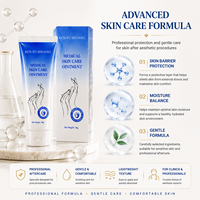 Crème réparatrice pour atténuer les cicatrices, pénètre doucement la peau, améliore les marques de cicatrices sur le visage et le corps et restaure l'épiderme endommagé