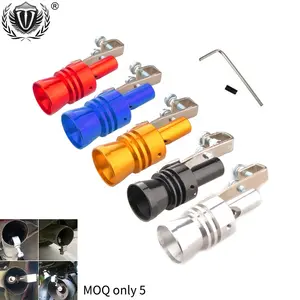 Racing Universal Sound wistle Muffler car exhaust whistle Pipe oversized roar maker Blow off Vale BOV Simulator Whistler Size L