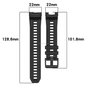 Bracelet de montre en Silicone réglable pour <span class=keywords><strong>Garmin</strong></span> Instinct 3 Solar/AMOLED, 22/26mm, accessoires de remplacement, <span class=keywords><strong>ceinture</strong></span> - Product Image 4