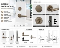   Cerradura de Puerta de Hotel RFID - Cerradura Inteligente sin Contacto con Tarjeta de Acceso para Hotel