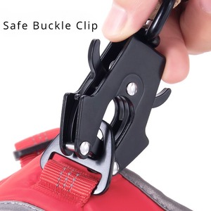 Nylon Tactical <strong>Dog</strong> Collar and <strong>Leash</strong> Set with Car Safe Buckle Clip Lead Collar for Medium <strong>Large</strong> <strong>Dogs</strong> Heavy Duty Bungee <strong>Dog</strong> <strong>Leash</strong> - Product Image 3