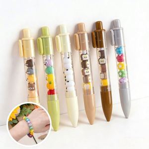 Kawaii Diy Bracelet Gel Wholesale <b>Creative</b> Plastic <b>Gift</b> Pens With Custom Logo Cute Ballpoint Pen for Corporate Events - Product Image 1