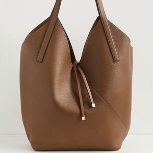 Custom Vintage Leather Tote Handbag <b>Women</b> Waterproof Portable Single Shoulder <b>Beach</b> Travel <b>Bag</b> Tie Closure Winter Spring - Product Image 2