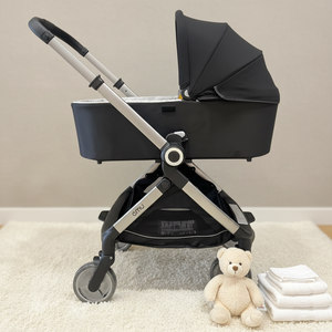 <span class=keywords><strong>Poussette</strong></span> de luxe 3 en 1 <span class=keywords><strong>avec</strong></span> siège auto et <span class=keywords><strong>nacelle</strong></span> pliable, cadre en alliage d'aluminium personnalisé en usine, conforme à la norme EN1888, de bonne qualité - Product Image 5