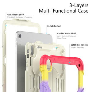 Funda Protectora Resistente para Tablet con Asa Plegable para <span class=keywords><strong>iPad</strong></span> <span class=keywords><strong>iPad</strong></span> A16 11.ª/10.ª Generación con Protector de Pantalla Integrado - Product Image 2
