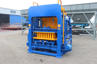 Machine automatique de fabrication de briques QT4-15, machine hydraulique de fabrication de blocs de béton pour pavés creux et pleins avec contrôle PLC, cycle de 15 secondes