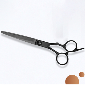 Professional Stainless Steel 440C 5.5/6 Inch Right-Handed Ergonomic Handle Hair <b>Scissors</b> Ball Bearing Tension Hair Dressing - Product Image 1