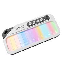 Rainbow Light Kids Touch Screen Piano Toys 13 Key Electronic Portable Keyboard Early Learning Musical Toys for Toddlers CE