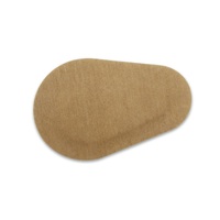 Patch oculaire médical jetable chirurgical absorbant 5.8x8.3cm, tampon oculaire non tissé stérile pour enfant et adulte