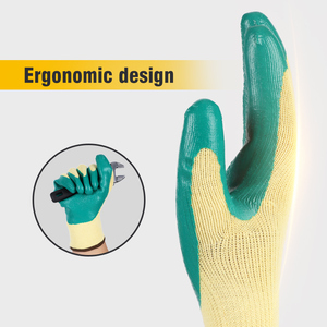 XINGYU 10gauge rivestimento in lattice lavorato a maglia guanti da lavoro antirughe rivestiti in lattice guanti da lavoro - Product Image 3