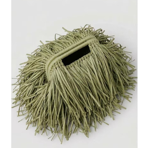 <span class=keywords><strong>Sac</strong></span> de plage en <span class=keywords><strong>raphia</strong></span> fait main Beaufy Summer avec fermeture à bouton-pression pour une utilisation en soirée - Product Image 3