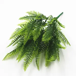 QSLH-VF195 künstliche grüne Pflanzen Blatt-Plastik farn blätter für Dekor