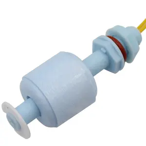 Plastique PVDF PP PTFE 24v capteur de niveau d'eau pompe de puisard interrupteur à flotteur M10 52mm Mini flotteur contrôle de niveau