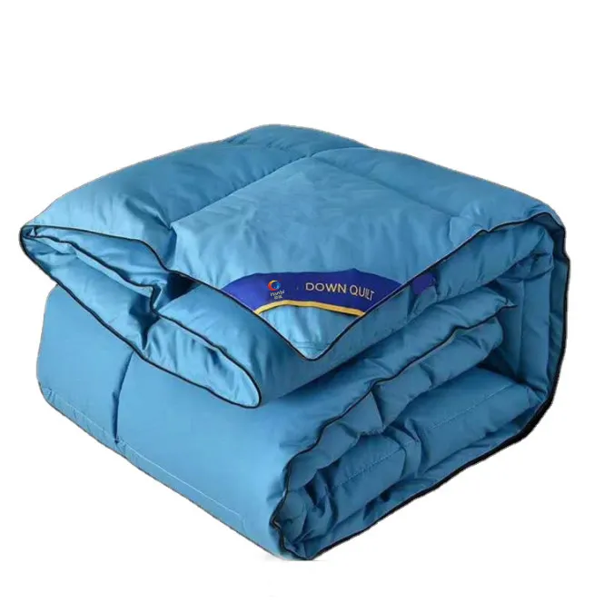 100% Polyester Bettlaken Quilt Edredon benutzer definierte Bettdecke Innen für Hotel Feder gefüllte Quilt