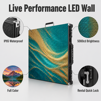 Pantalla LED de Alquiler para Exteriores P3.91, IP65 Impermeable, Alto Brillo 5000cd, Video Wall LED para Escenarios y Actuaciones en Vivo