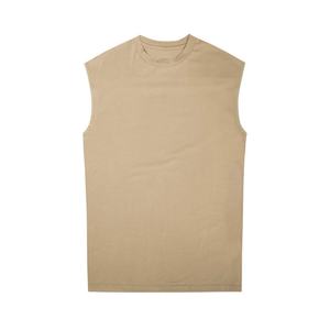 Custom High Quality <b>Men's</b> Sleeveless <b>Singlets</b> Streetwear Oversized Gym Kint Cotton tank Top <b>for</b> <b>Men</b> - Product Image 5