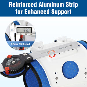 Penstabil Sendi tetap tahan lama, penyangga kaki lutut paha dengan Orthosis pergelangan kaki untuk kenyamanan dan stabilitas - Product Image 3