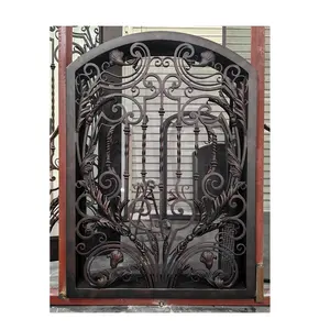 wrought iron metal window grilles