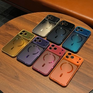 <span class=keywords><strong>Coque</strong></span> de téléphone portable pour <span class=keywords><strong>iPhone</strong></span> 15/14/17 <span class=keywords><strong>Pro</strong></span> Max, motif animal, en acrylique cristallin électroplaqué, finition mate, avec fenêtre magnétique, protection intégrale - Product Image 6