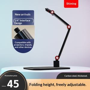 Support <span class=keywords><strong>de</strong></span> caméra PTZ transfrontalier le plus vendu, support <span class=keywords><strong>de</strong></span> bureau métallique, support <span class=keywords><strong>de</strong></span> téléphone <span class=keywords><strong>pour</strong></span> projecteur, support <span class=keywords><strong>de</strong></span> table pliable rotatif à 360° <span class=keywords><strong>pour</strong></span> bureau réglable en hauteur - Product Image 3