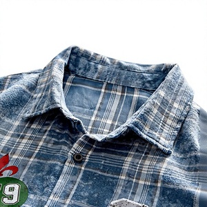 Camiseta de Manga Corta Oversize para Hombre, Informal, Transpirable, de Algodón, con Diseño Gráfico de Parches, Logotipo Estampado en la Parte Delantera, Estilo Urbano - Product Image 3