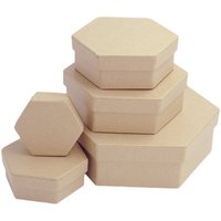 Boîte en papier kraft hexagonale pour l'art de la maternelle, boîte cadeau haut de gamme, boîte d'emballage pour bonbons de fête