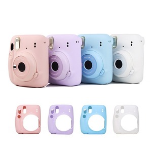 Étui de protection souple en silicone au design tendance pour appareil photo instantané numérique Fujifilm <span class=keywords><strong>Instax</strong></span> Mini 11, idéal pour sacoche vidéo - Product Image 2