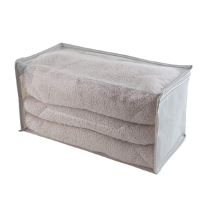 Sac à fermeture éclair en PVC de haut niveau Petit 30X15X15CM Stockage PE étanche à l'humidité pour un usage familial - Product Image 2