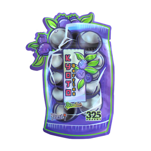 Custom Printed Soft Touch Plastic Packaging Funny Irregular Special Shaped 3.5g <strong>Cookie</strong> Die <strong>Cut</strong> Zip Lock Smell Proof Mylar Bags - Product Image 4