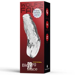 Anneau de retardement épaissi en cristal à dents de loup, préservatif pour usage intime, jouet sexuel pour adulte, pour chambre à coucher, commerce transfrontalier - Product Image 4