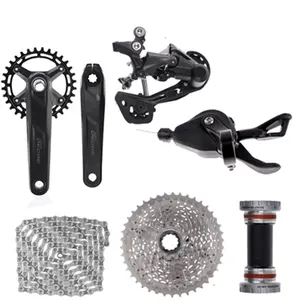 Shimano M4100 पहाड़ बाइक 10-स्पीड शिफ्ट लीवर पीछे derailleur M5100-32T crankset 42 टी चक्का नीचे ब्रैकेट श्रृंखला