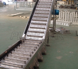 <span class=keywords><strong>PL</strong></span> 815 Автоматическая Прямая конвейерная планка из нержавеющей стали с стальной цепью и прямой пластиной - Product Image 6