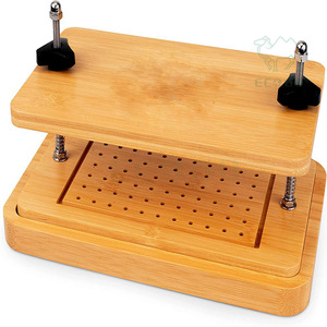 Prensa de tofu de madera ecológica, prensa de tofu de bambú para cocina, drena fácilmente el agua del tofu firme - Product Image 1