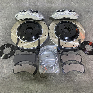 Sistema de frenos de coche GT6, Kit de pinzas de freno de 6 ollas grandes, pastillas de freno de cerámica para BMW E46 E92 G30 G20 F11 Audi A4 A5 A6 Q5 S3 <span class=keywords><strong>S4</strong></span> B8 C7 - Product Image 4