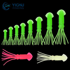 Pesca di calamari morbidi esche in <span class=keywords><strong>Silicone</strong></span> calamari Trolling accessori esche esche esche luminose artificiali per polpo di acqua salata - Product Image 1