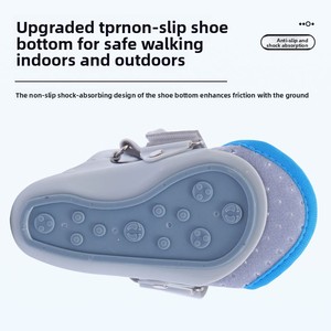 Детский ортез для стопы и голеностопа с застежкой-липучкой, съемный, с открытым концом, для реабилитации голени и голеностопа - Product Image 3