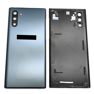 Original pour Samsung pour <span class=keywords><strong>Galaxy</strong></span> Note10 boîtier noir panneau boîtier porte arrière <span class=keywords><strong>coque</strong></span> en verre couvercle de la batterie avec barre pour les modèles N97 - Product Image 4
