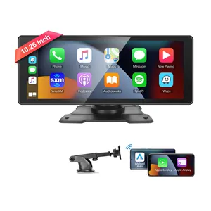 Hot sale 10.26'' Car radios with reverse camera and 2 usb ports wireless android auto & mirror link carplay head unit