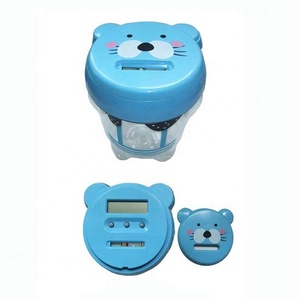 กระปุกออมสินรูปหมูพลาสติกใส - Product Image 5